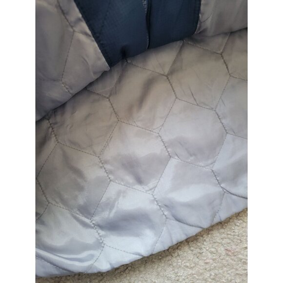 New England Patriots Long Sleeve Quilted Lightweight Hooded Jacket Size L NFL - Picture 10 of 13